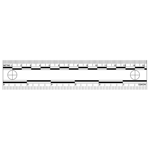 Sirchie 6" Photo Evidence Scales PPS400 - Tactical & Duty Gear